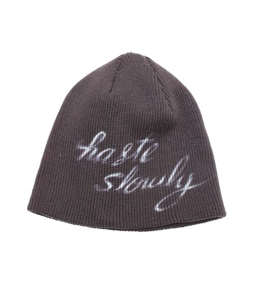 EMODA（エモダ） ニット帽 ニットキャップ グラフィックプリント