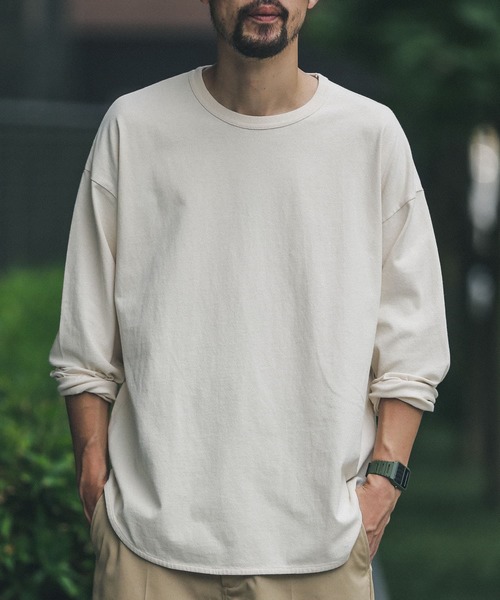 「URBAN RESEARCH」 長(zhǎng)袖Tシャツ MEDIUM ホワイト メンズ