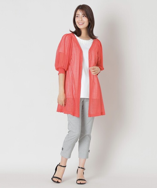 【TO BE CHIC】半袖チュニック TO BE CHIC（トゥー ビー シック） tシャツ 半袖 タックリボン