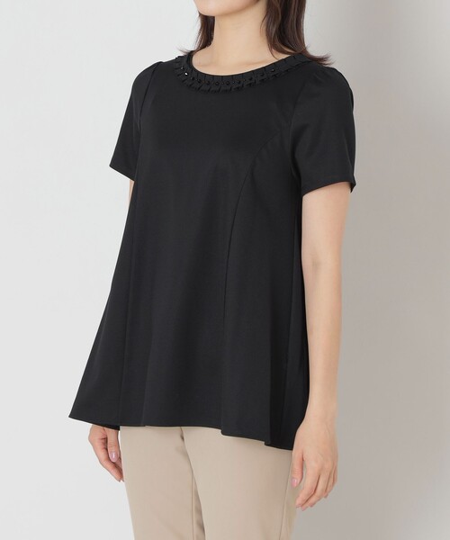 TO BE CHIC（トゥー ビー シック） tシャツ 半袖 タックリボン