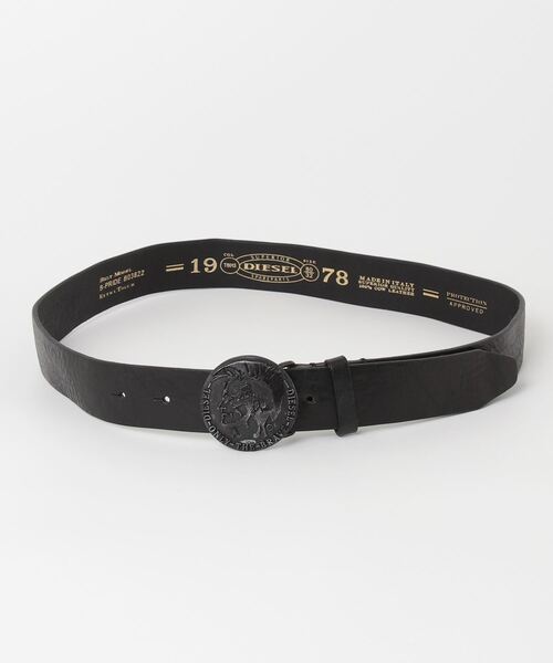 DIESELブラックベルト DIESEL 「DIESEL」 ベルト - ブラック メンズ : ZOZOTOWN Yahoo