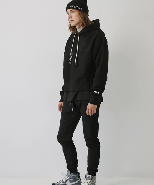 ONEXONE（ワンフォーワン） パーカー LOGO WILD HOODIE フーディー