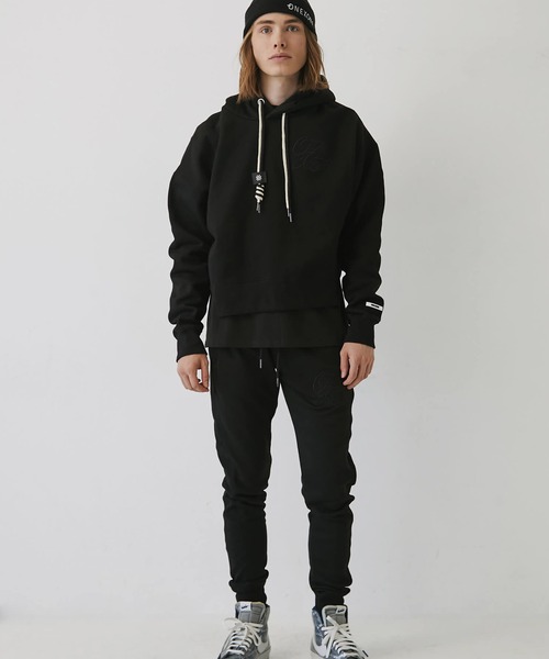 ONEXONE（ワンフォーワン） パーカー LOGO WILD HOODIE フーディー