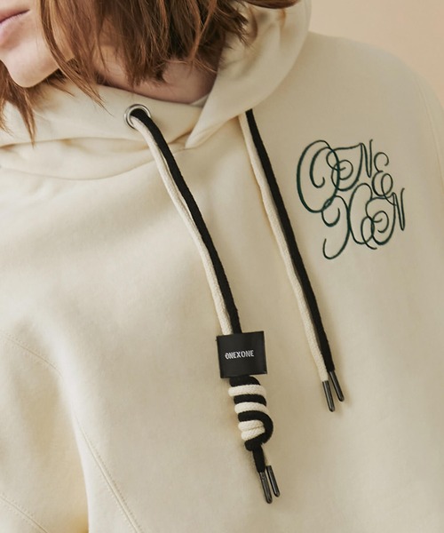 ONEXONE（ワンフォーワン） パーカー LOGO WILD HOODIE フーディー