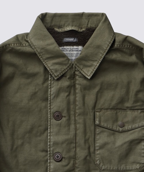 コート ジャケット OVER DYE A2 DECK JACKET / A-2デッキジャケット メンズ レディースの画像