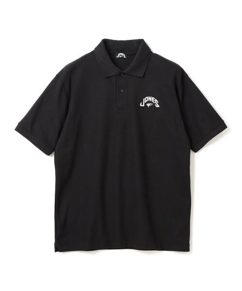 【未使用】BEAMS GOLF ポロシャツ（ホワイト×ネイビー定価17,600円 BEAMS GOLF ポロシャツ 「別注」JONES / バックプリント メンズ