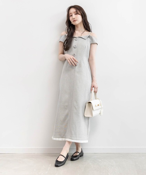 RANDA ワンピース オフショルダーワンピース : ZOZOTOWN Yahoo