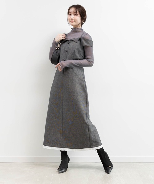RANDA ワンピース オフショルダーワンピース : ZOZOTOWN Yahoo