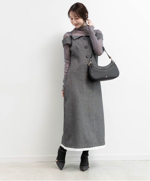 RANDA/オフショルダー ワンピース RANDA ワンピース オフショルダーワンピース : ZOZOTOWN Yahoo