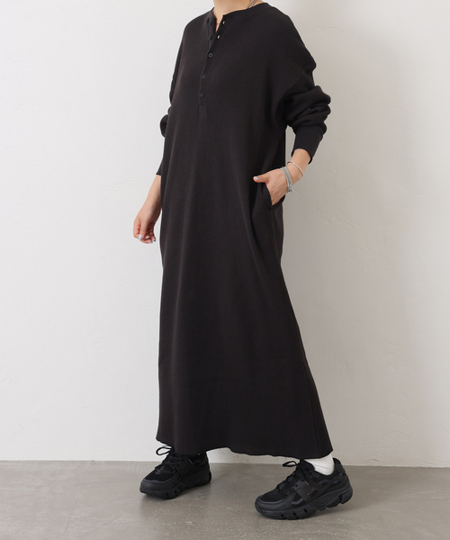journal standard luxe ◆ワッフル ヘンリーネックワンピース journal standard luxe｜ワッフル ヘンリーN-ワンピース | Rakuten