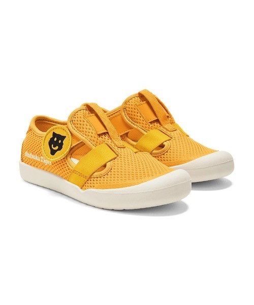 「Onitsuka Tiger」 「KIDS」ローカットスニーカー 22 イエロー系その他 キッズ
