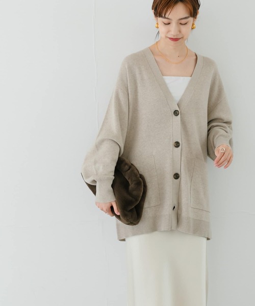 「URBAN RESEARCH」 ニットカーディガン 36 ピンク レディース