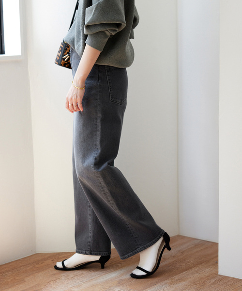 「JOURNAL STANDARD relume」 加工デニムパンツ 36 ブルー系その他 レディース