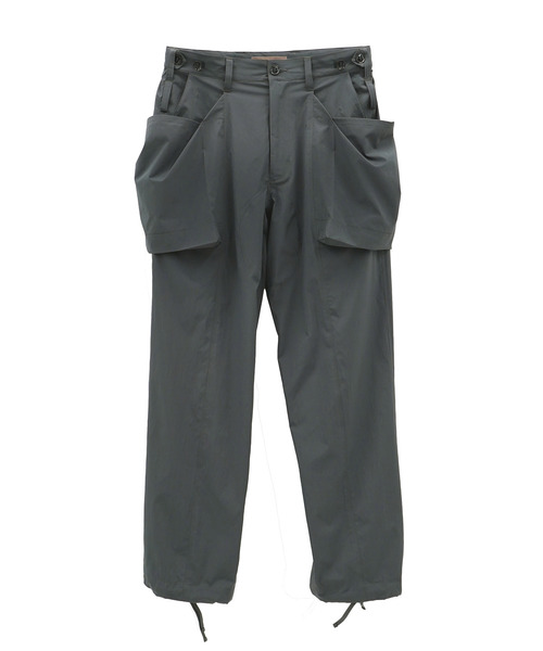 TROVE 21SS「HOUI WRAP PANTS」3 ネイビー ラップパンツ TROVE 21SS「HOUI WRAP PANTS」3 ネイビー ラップパンツ ラップ