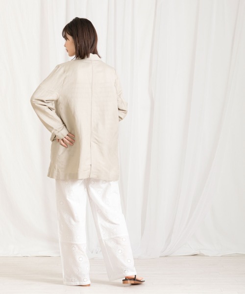 「Gready Brilliant」 「favori」テーラードジャケット FREE ライトベージュ レディース_画像3