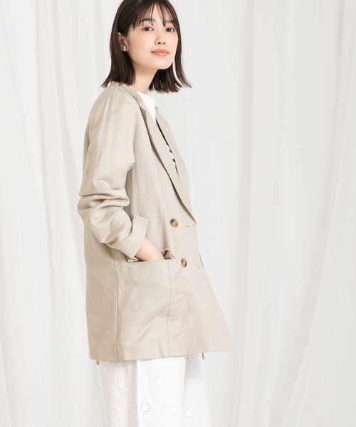 「Gready Brilliant」 「favori」テーラードジャケット FREE ライトベージュ レディース_画像5