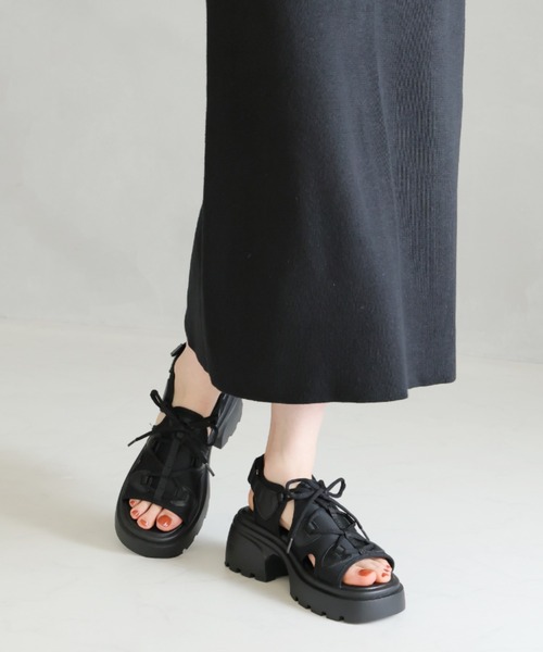 「VIVIAN」 フラットサンダル S アイボリー レディース_画像4