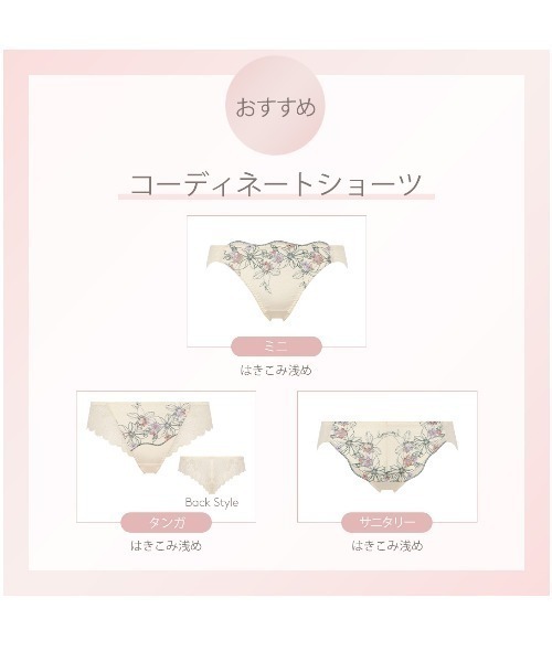AMOSTYLE（アモスタイル） ブラジャー 夢みるブラ DeepV ブラジャー1