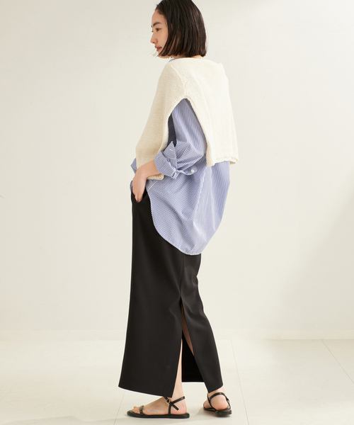 「Plage」 タイトスカート 36 ベージュ レディース_画像8