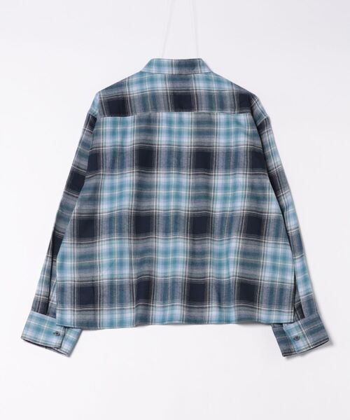 シャツ a.p.o.v. オーバーサイズ短丈チェックネルシャツ メンズ