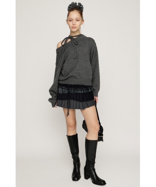 SLY（スライ） スカート WRAP PLEATED SKIRT ラップ プリーツド