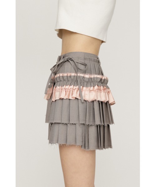 SLY（スライ） スカート WRAP PLEATED SKIRT ラップ プリーツド 