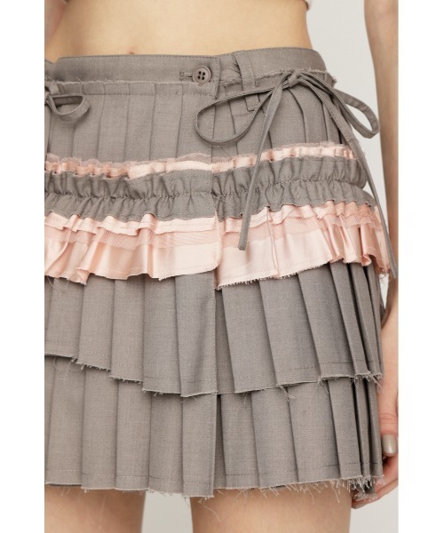 SLY（スライ） スカート WRAP PLEATED SKIRT ラップ プリーツド