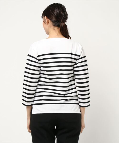 「Bshop」 「ORCIVAL」7分袖カットソー 0 ホワイト レディース_画像3