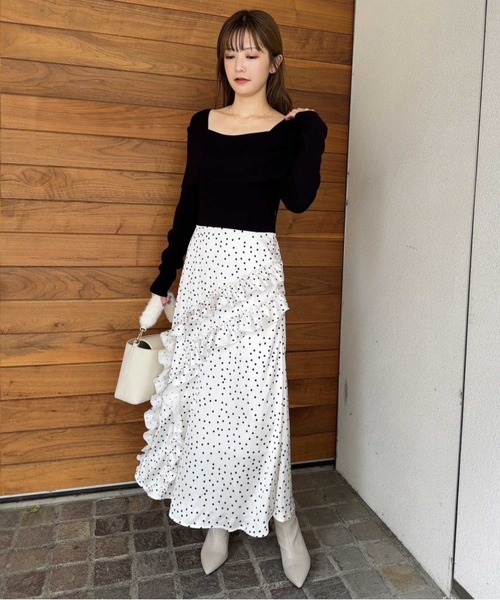 「NOELA」 ドッキングワンピース M ブラック レディース