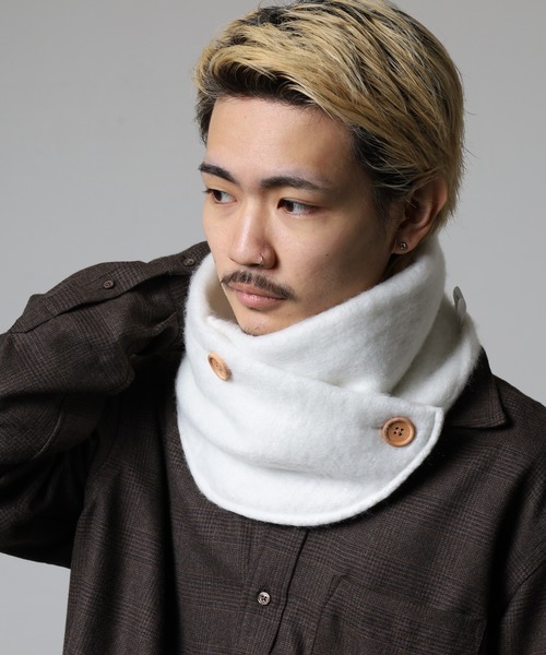 FUNALIVE（ファンアライブ） ネックウォーマー スヌード 織モヘア風