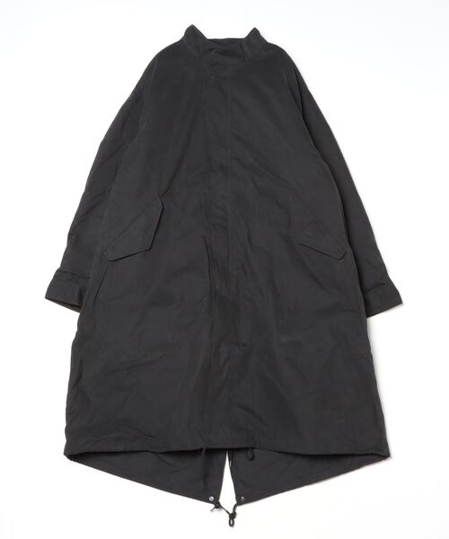 極美品✨ カリマー×ナノユニバース 別注 トラベラーコート モッズコート 黒 L ナノユニバース 別注 カリマー パッカブル モッズコート トラベラー