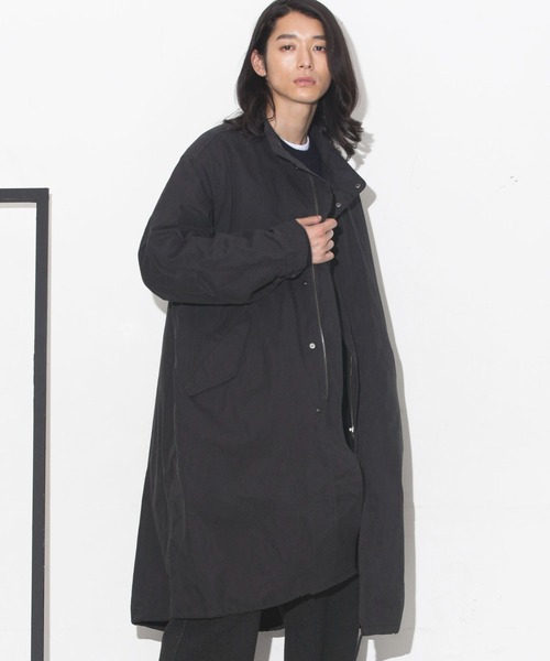 極美品✨ カリマー×ナノユニバース 別注 トラベラーコート モッズコート 黒 L ナノユニバース 別注 カリマー パッカブル モッズコート トラベラー