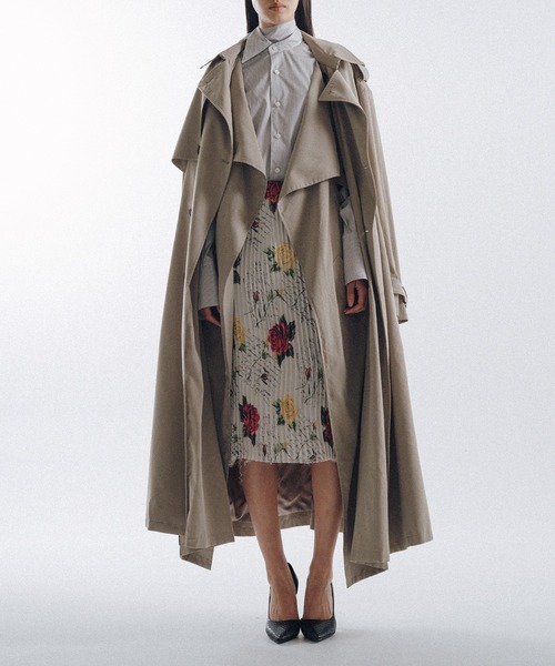わ*様 先行出品価格　KEISUKEYOSHIDA belted trench トレンチコート コート Cape Trench Coat レディース メンズ