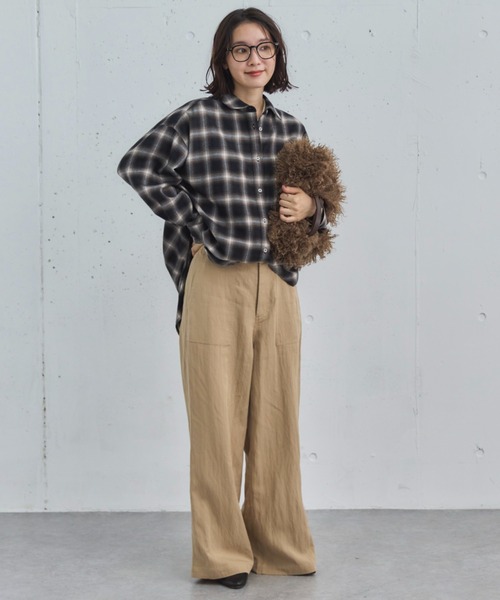 「DOUX ARCHIVES」 パンツ 36 ブラウン レディース_画像4