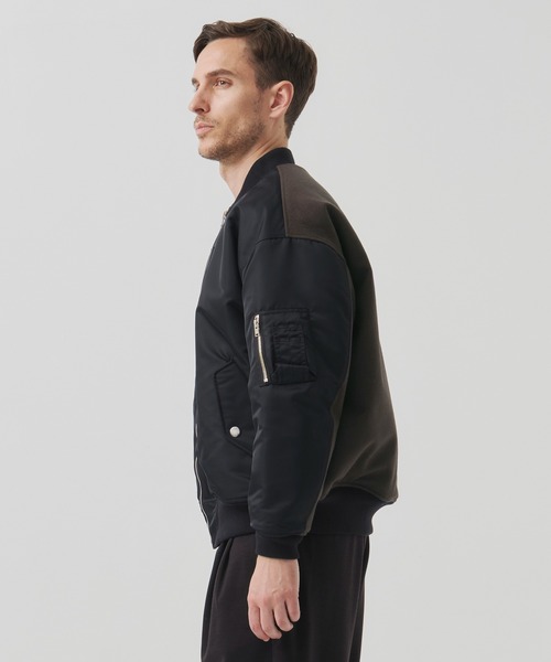 ma1 ma-1 「CINOH/チノ」別注NYLON LAYERED BLOUSON メンズの画像