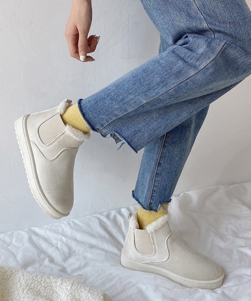 「Miniministore」 ショートブーツ 24.5cm ブラック レディース_画像4