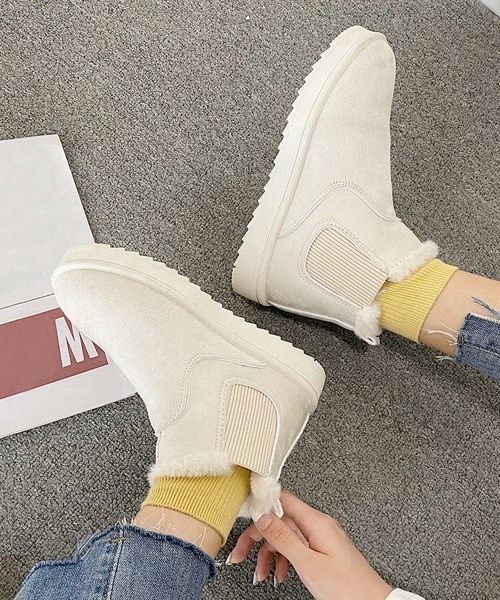 「Miniministore」 ショートブーツ 24.5cm ブラック レディース_画像5