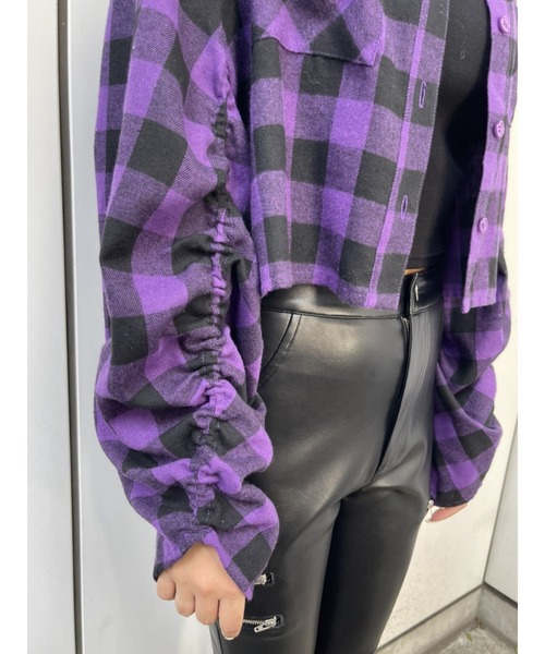 「EGOIST」 長袖シャツ FREE パープル レディース_画像3
