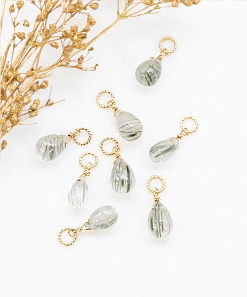 sowi チャーム 「ZOZOTOWN限定」K10YG グリーン レッド/グリーンルチル