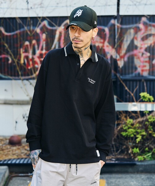 Subciety（サブサエティ） ポロシャツ Seed stitch polo shirt メンズ
