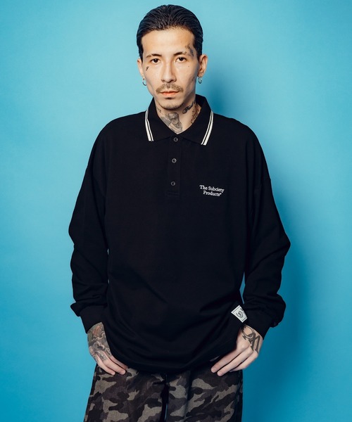 Subciety（サブサエティ） ポロシャツ Seed stitch polo shirt メンズ