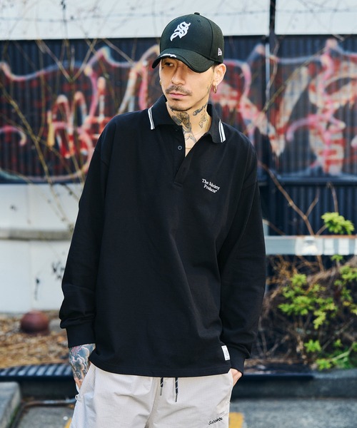 Subciety（サブサエティ） ポロシャツ Seed stitch polo shirt メンズ