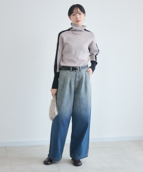 Paradise Picnic（パラダイスピクニック） ニット セーター バイカラー