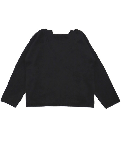 「select MOCA」 長袖ニット FREE チャコールグレー レディース_画像2