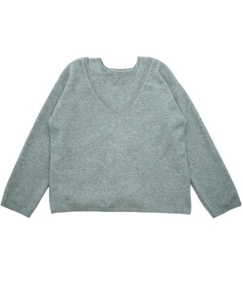 「select MOCA」 長袖ニット FREE チャコールグレー レディース_画像4