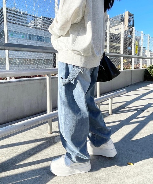 repipi armario（レピピアルマリオ） ワイドパンツ パンツ デニム