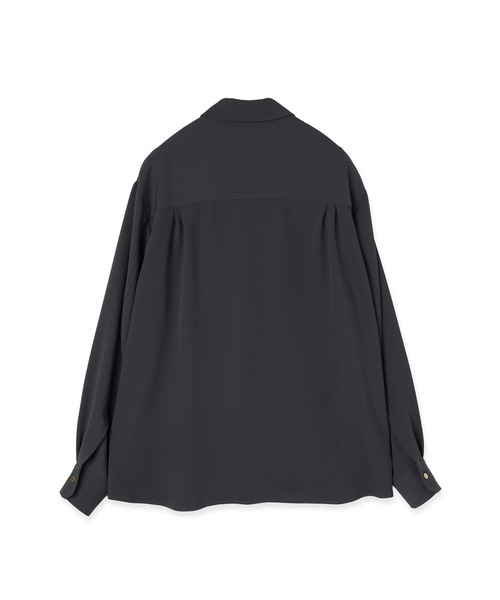 CULLNI（クルニ） シャツ Double Cloth Chin Tab Long Sleeve Shirt