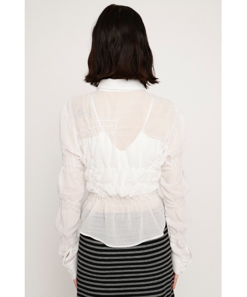 SLY（スライ） ブラウス シャツ 「2026SS新作」RANDOM SHIRRING TOPS