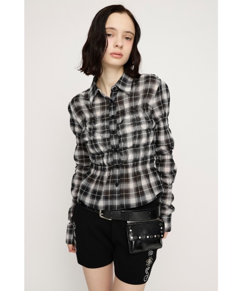 SLY（スライ） ブラウス シャツ 「2026SS新作」RANDOM SHIRRING TOPS