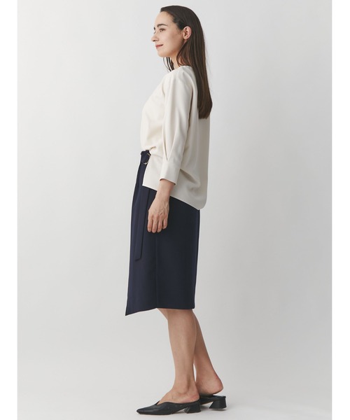 「TONAL」 スカートスーツ 38 ネイビー レディース_画像5